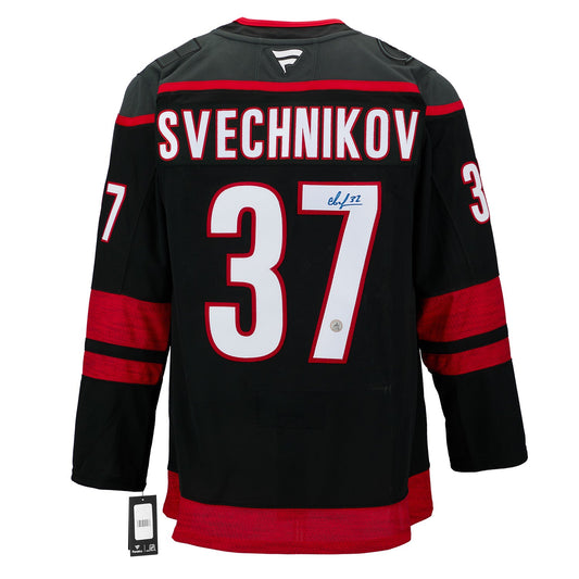 Andrei Svechnikov Carolina Hurricanes Signed 2026 Stanley Cup Fanatics Jersey product image 1, provided for visual reference