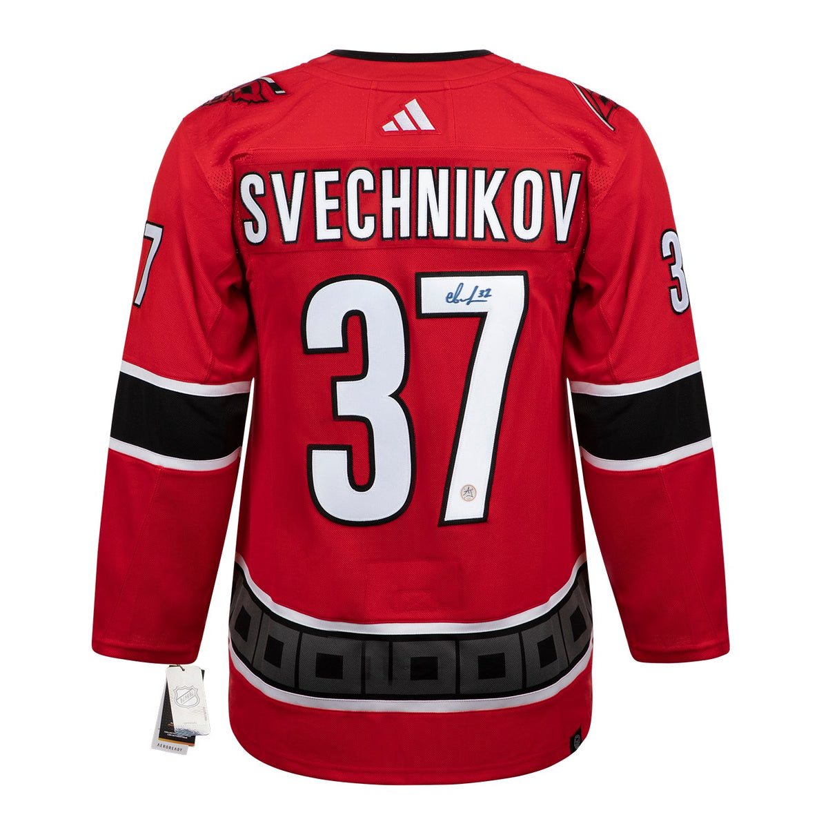 Andrei Svechnikov Signed Carolina Hurricanes Reverse Retro 2.0 adidas Jersey product image 1, provided for visual reference