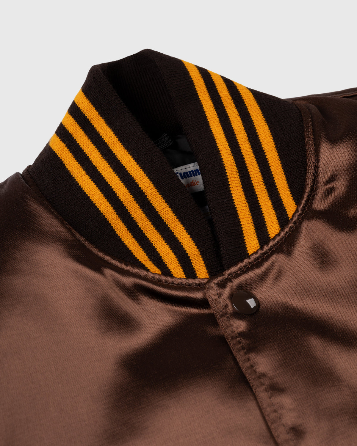 San Diego Padres 1969 Authentic All Satin Varsity Jacket product image 2, provided for visual reference and product detail