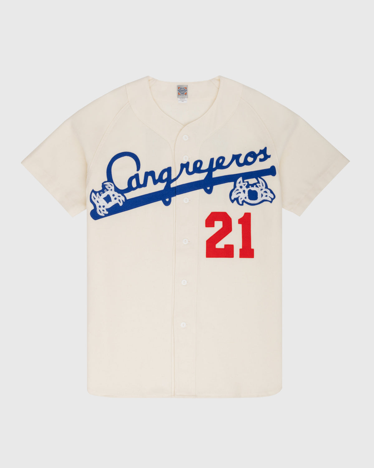 Santurce Cangrejeros 1954 Authentic Wool Home Baseball Jersey product image 1, provided for visual reference and product