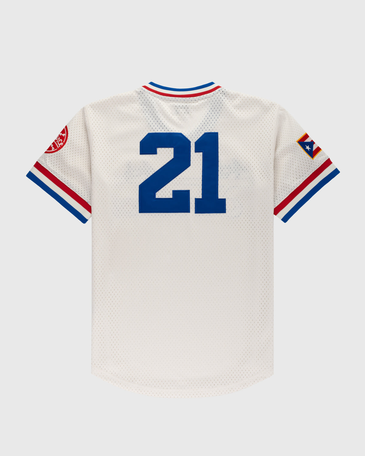 Santurce Cangrejeros Mesh V-Neck Jersey product image 2, provided for visual reference and product detail review