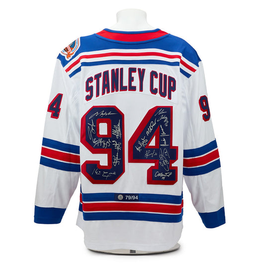 New York Rangers 15 Player Team Signed 1994 Stanley Cup Breakaway Jersey #79/94 product image 1, provided for visual