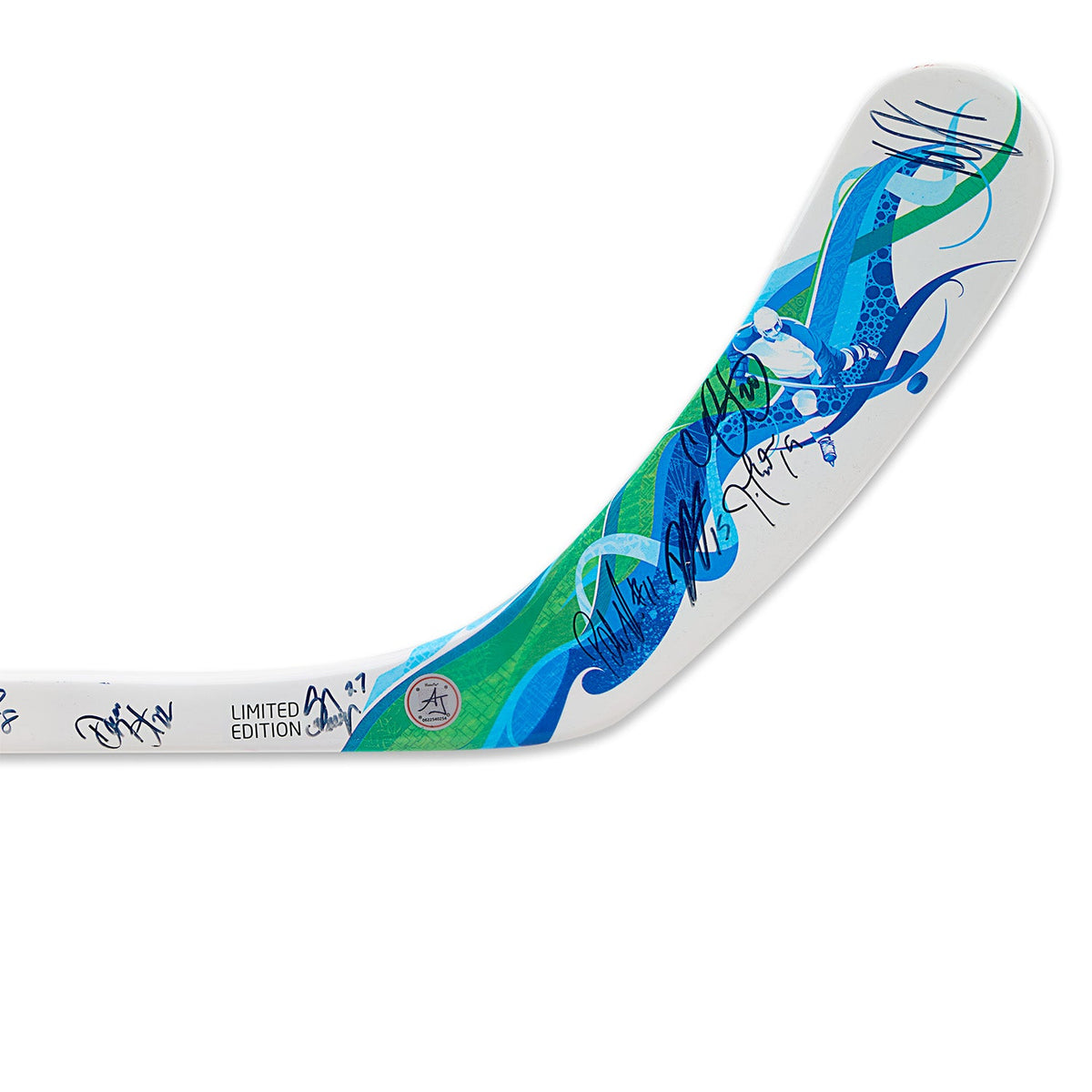 Vancouver Olympics 2010 Men Gold Medal 14 Player Team Signed Composite Stick product image 3, provided for visual reference