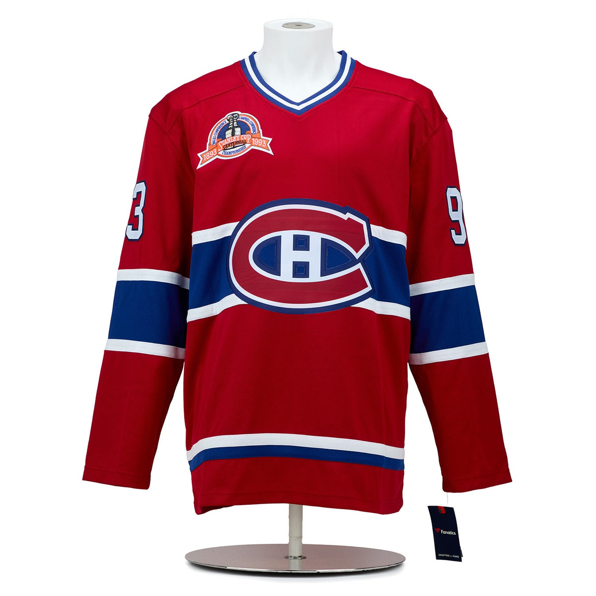 Montreal Canadiens 23 Player Team Signed 1993 Stanley Cup Jersey #27/93 product image 2, provided for visual reference and