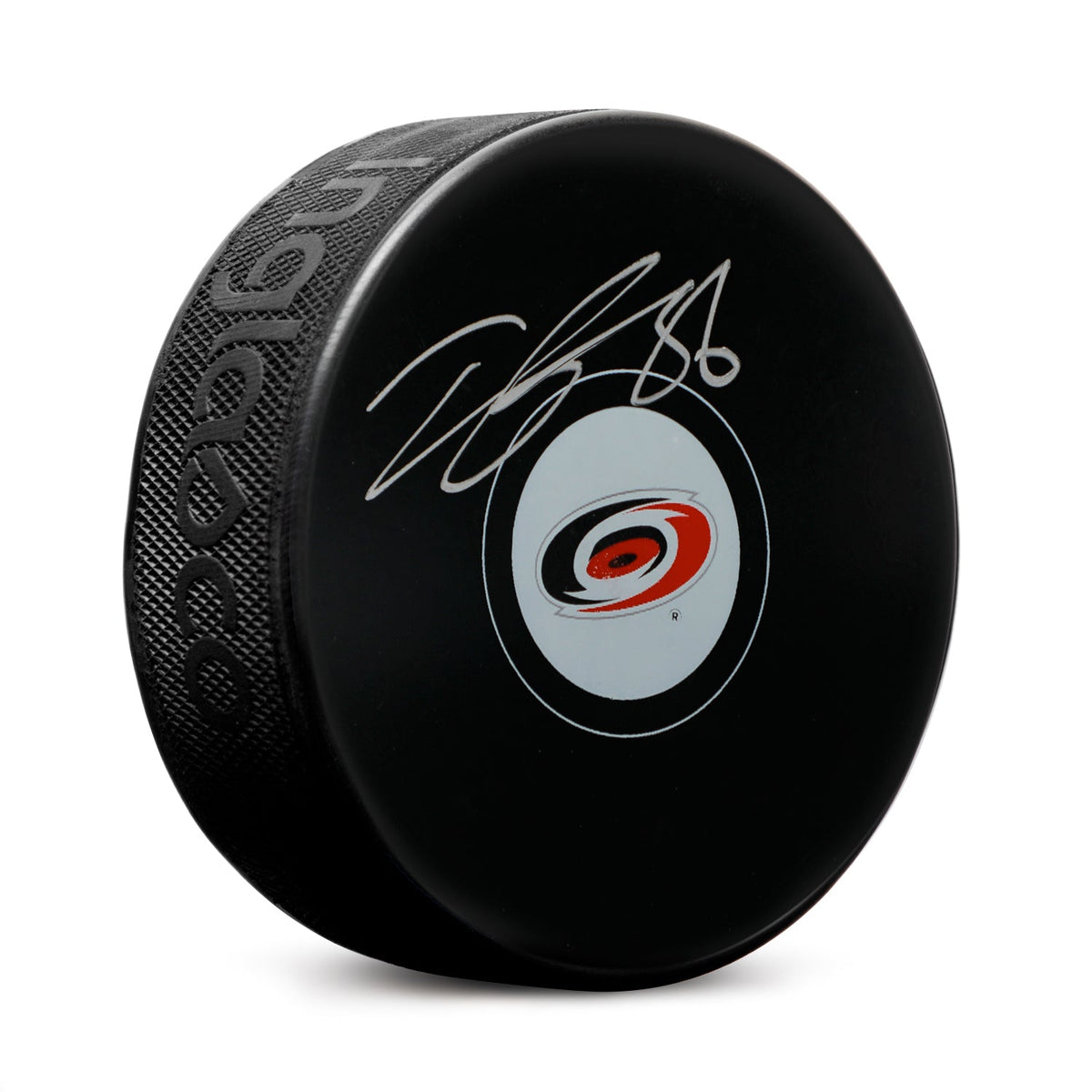 Teuvo Teravainen Autographed Carolina Hurricanes Hockey Puck product image 1, provided for visual reference and product
