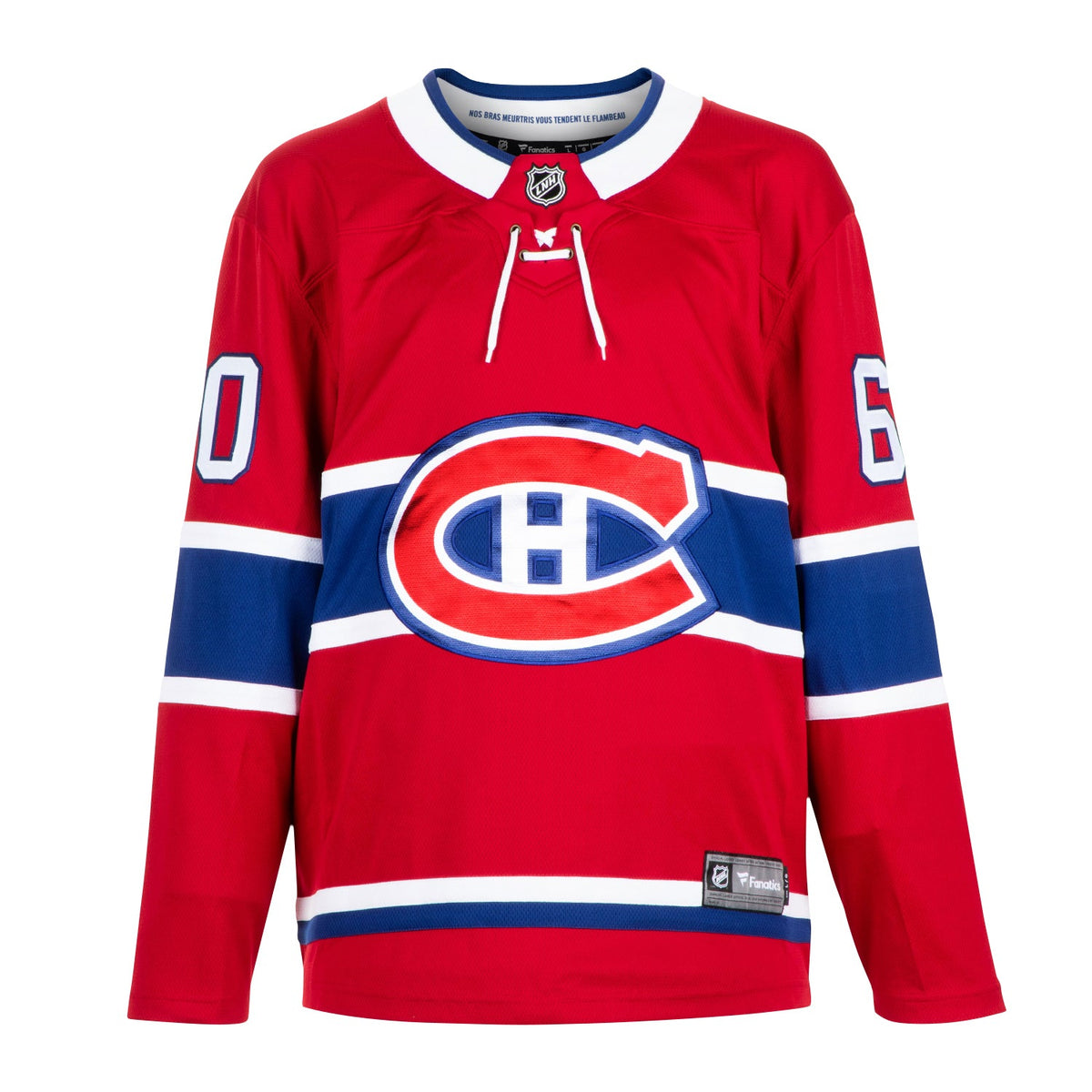 Jose Theodore Autographed Montreal Canadiens Red Fanatics Breakaway Jersey product image 2, provided for visual reference