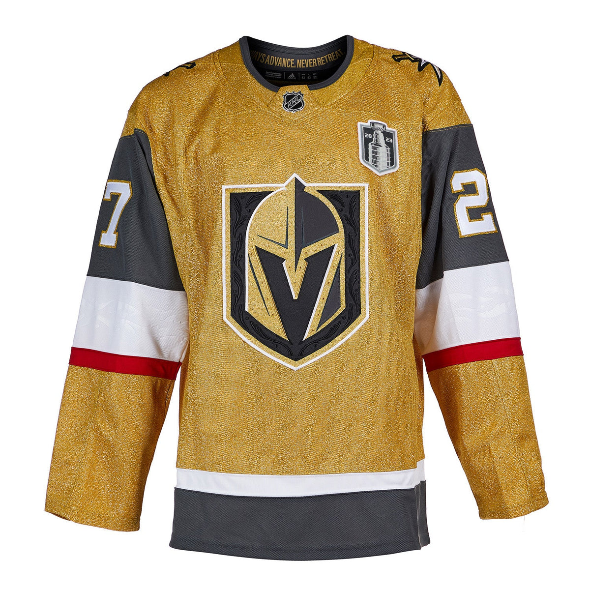 Shea Theodore Vegas Golden Knights Signed Stanley Cup adidas Jersey product image 2, provided for visual reference and