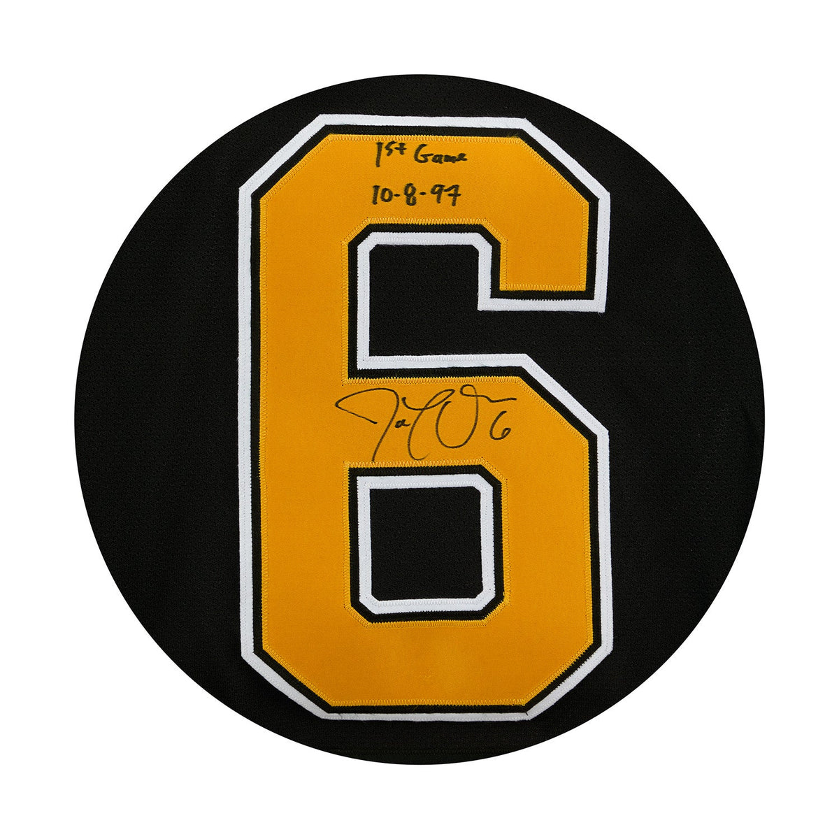 Joe Thornton Boston Bruins Signed & Dated 1st Game Vintage CCM Jersey #11/25 product image 3, provided for visual reference