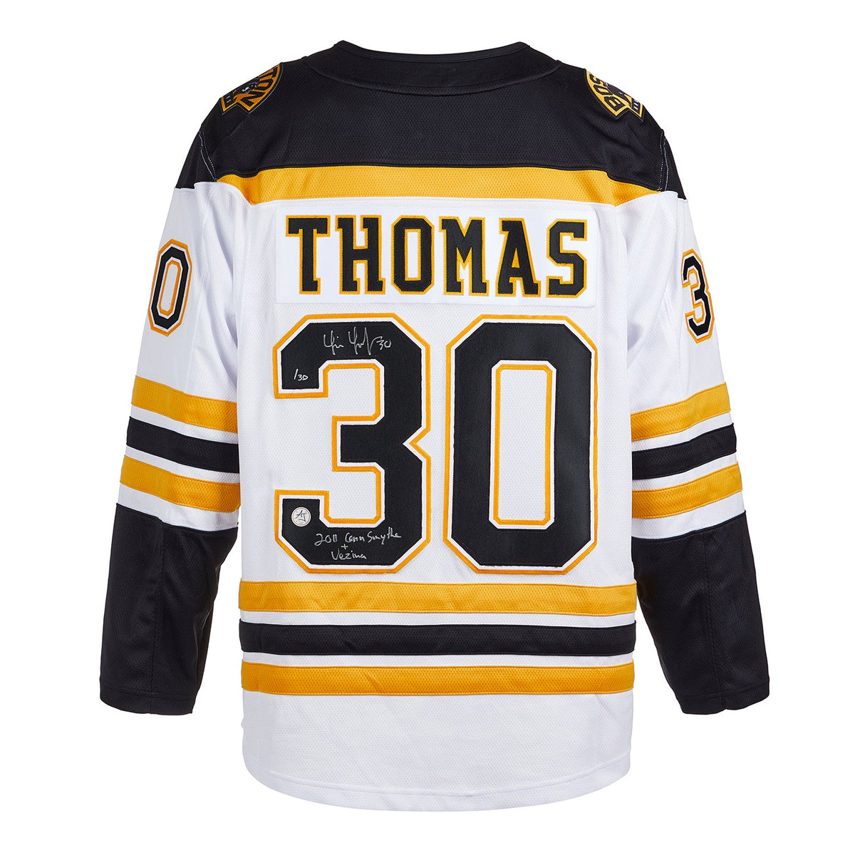 Tim Thomas Signed Boston Bruins Fanatics Breakaway Jersey product image 1, provided for visual reference and product detail