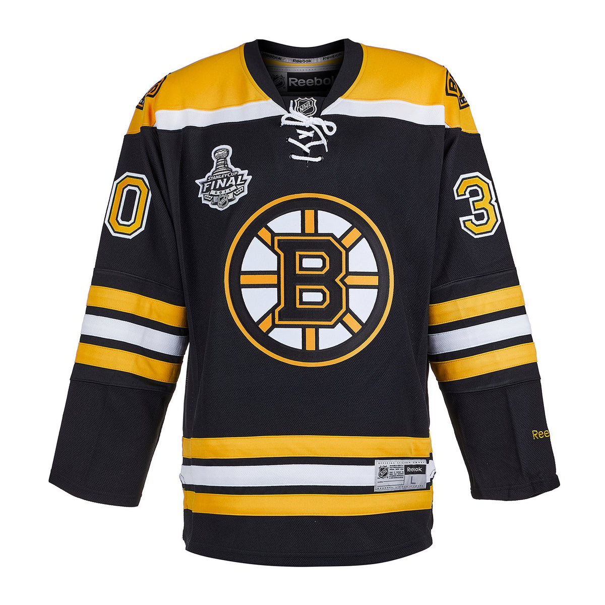 Tim Thomas Boston Bruins Signed & Inscribed 2011 Stanley Cup Reebok Jersey #/30 product image 2, provided for visual