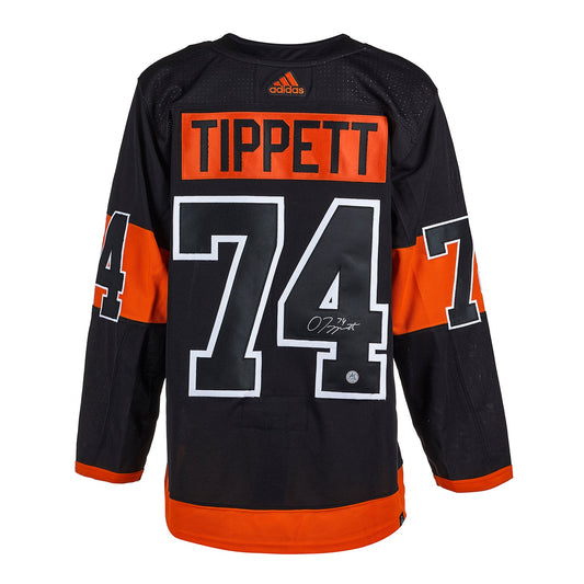 Owen Tippett Signed Philadelphia Flyers Alternate Black adidas Jersey product image 1, provided for visual reference and