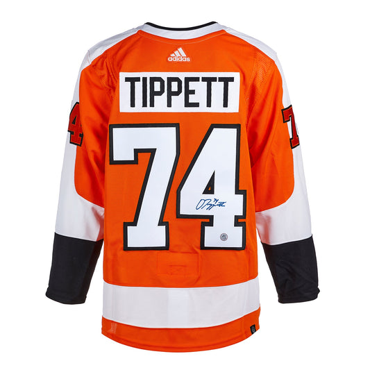 Owen Tippett Signed Philadelphia Flyers Orange adidas Jersey product image 1, provided for visual reference and product