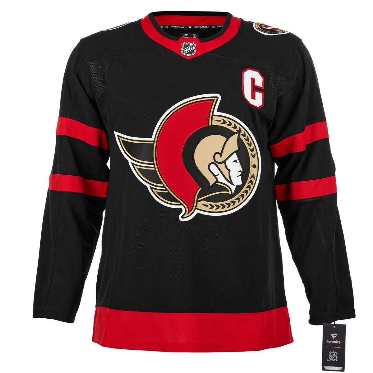 Brady Tkachuk Autographed Ottawa Senators Fanatics Premium Jersey product image 2, provided for visual reference and product