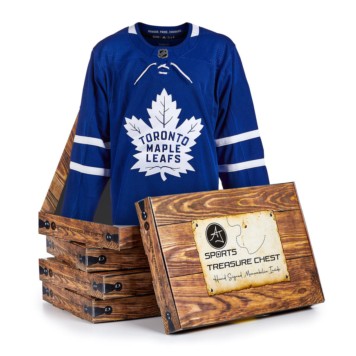 AJ Sports Toronto Hockey Mystery Collectible Fan Chest product image 1, provided for visual reference and product detail