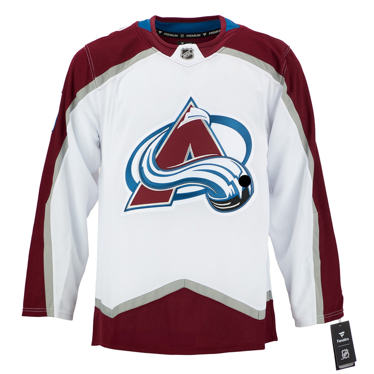 Devon Toews Signed Colorado Avalanche White Fanatics Premium Jersey product image 2, provided for visual reference and