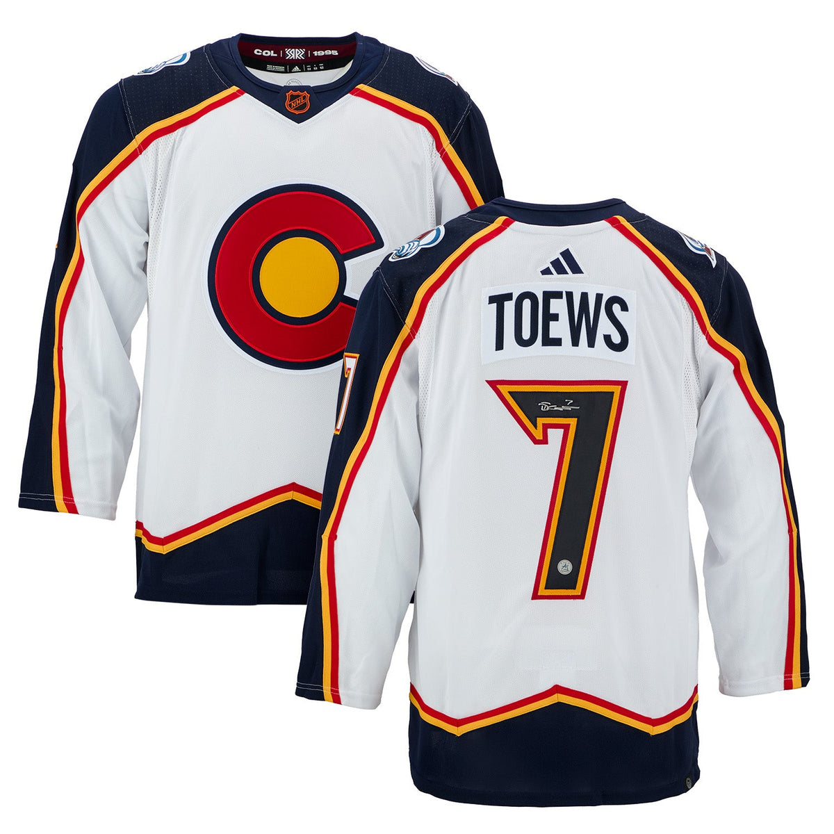Devon Toews Autographed Colorado Avalanche Reverse Retro 2.0 adidas Jersey product image 3, provided for visual reference