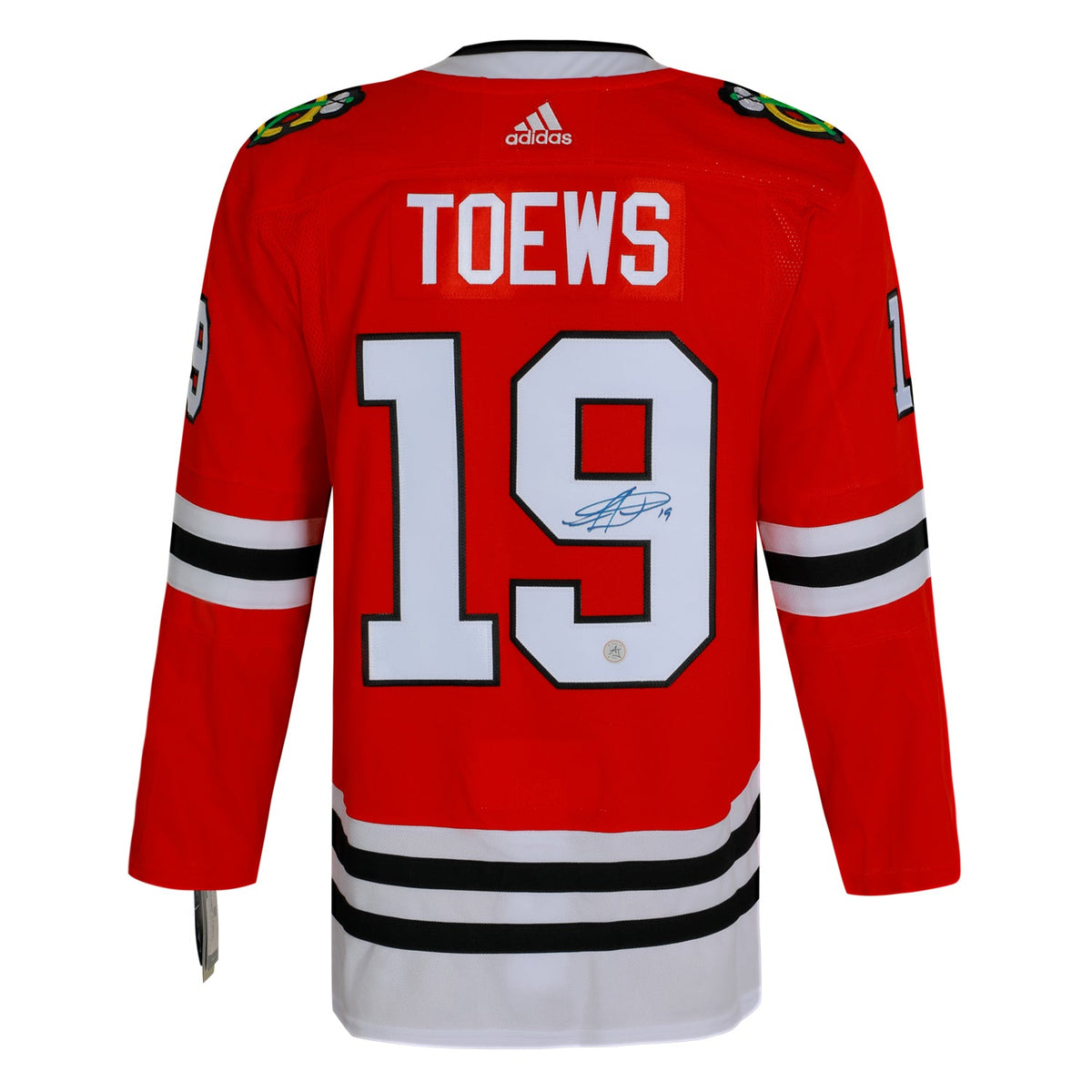 Jonathan Toews Autographed Chicago Blackhawks Red adidas Jersey product image 1, provided for visual reference and product