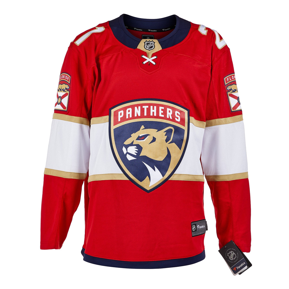 Vincent Trocheck Autographed Florida Panthers Fanatics Breakaway Jersey product image 2, provided for visual reference and