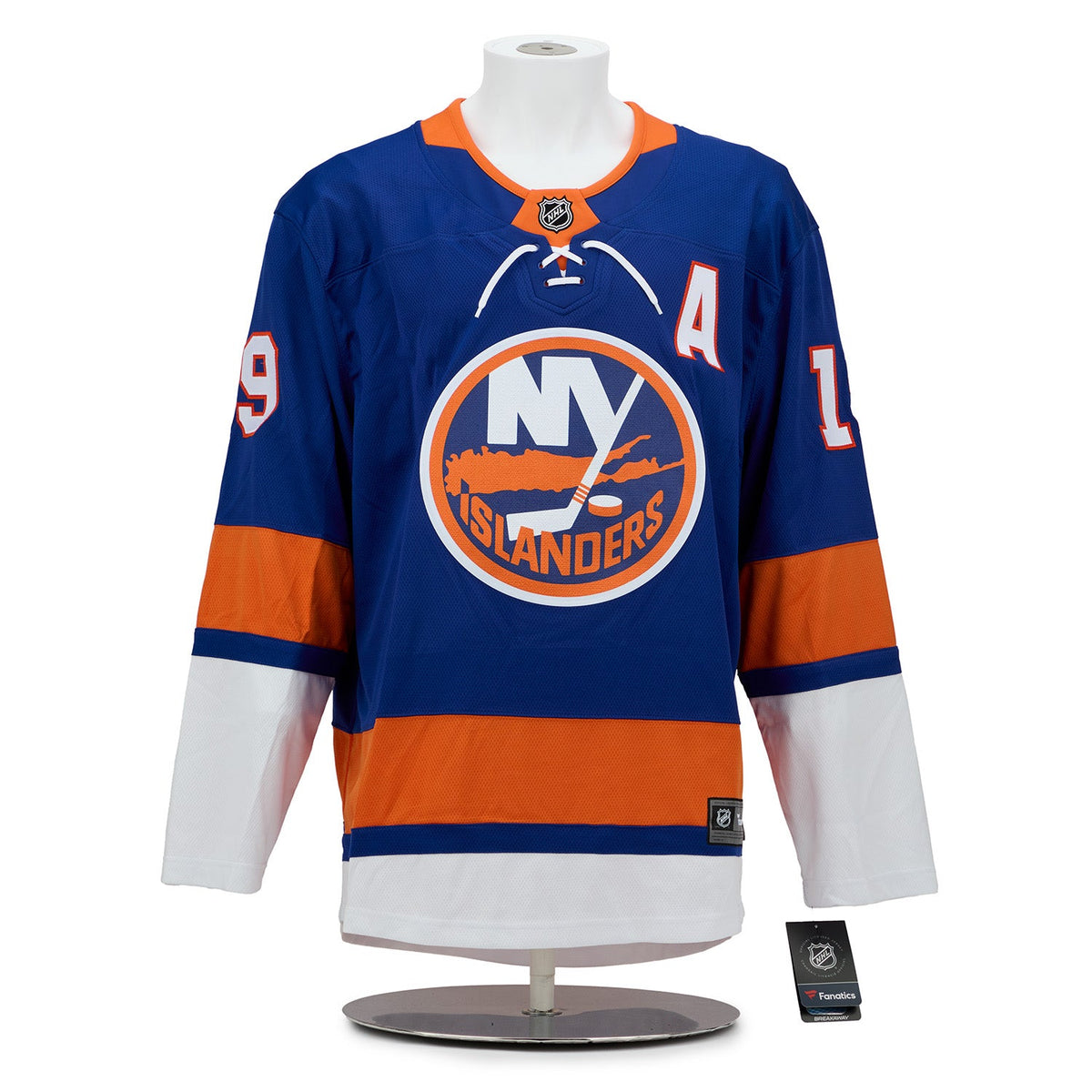 Bryan Trottier Signed & Inscribed New York Islanders Fanatics Stat Jersey #15/19 product image 2, provided for visual