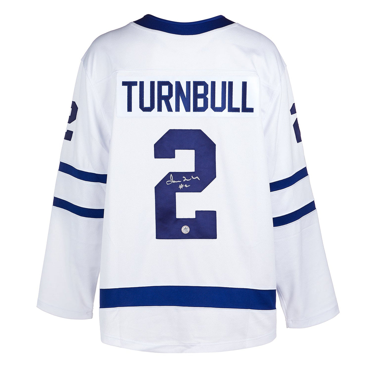 Ian Turnbull Signed Toronto Maple Leafs Throwback Breakaway Jersey product image 1, provided for visual reference and