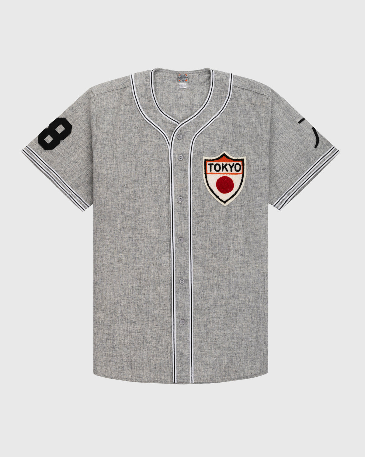 Tokyo Kyojin (Giants) 1936 Authentic Wool Road Baseball Jersey product image 1, provided for visual reference and product