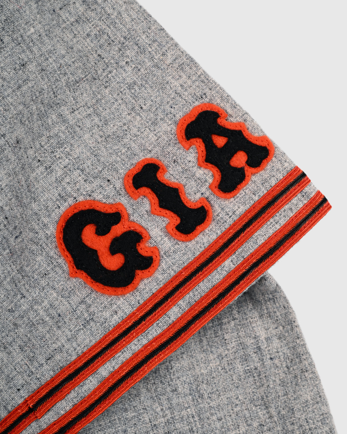 Tokyo Kyojin (Giants) 1961 Authentic Wool Road Baseball Jersey product image 4, provided for visual reference and product