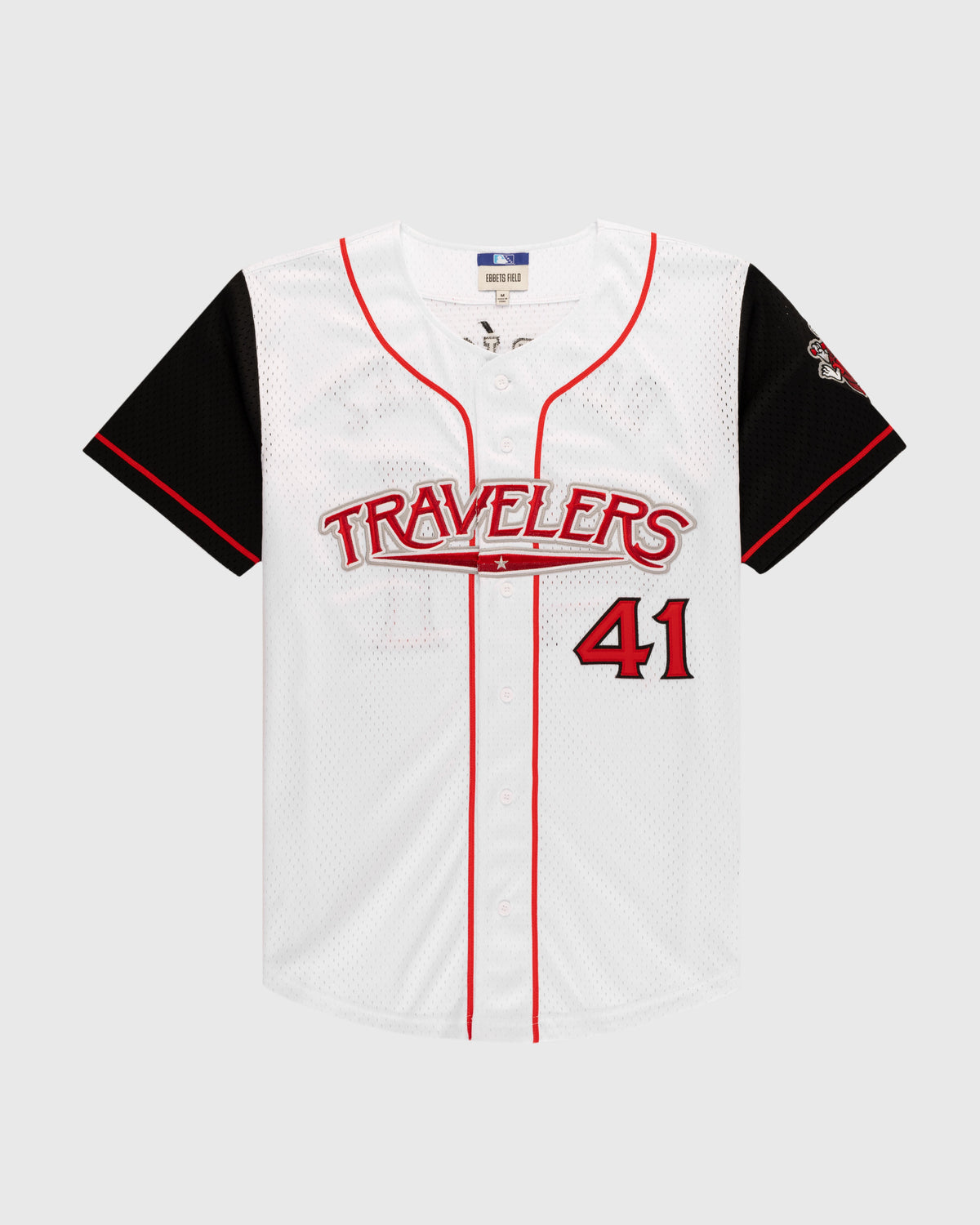 Julio Rodríguez Arkansas Travelers Mesh Button-Up Jersey product image 1, provided for visual reference and product detail