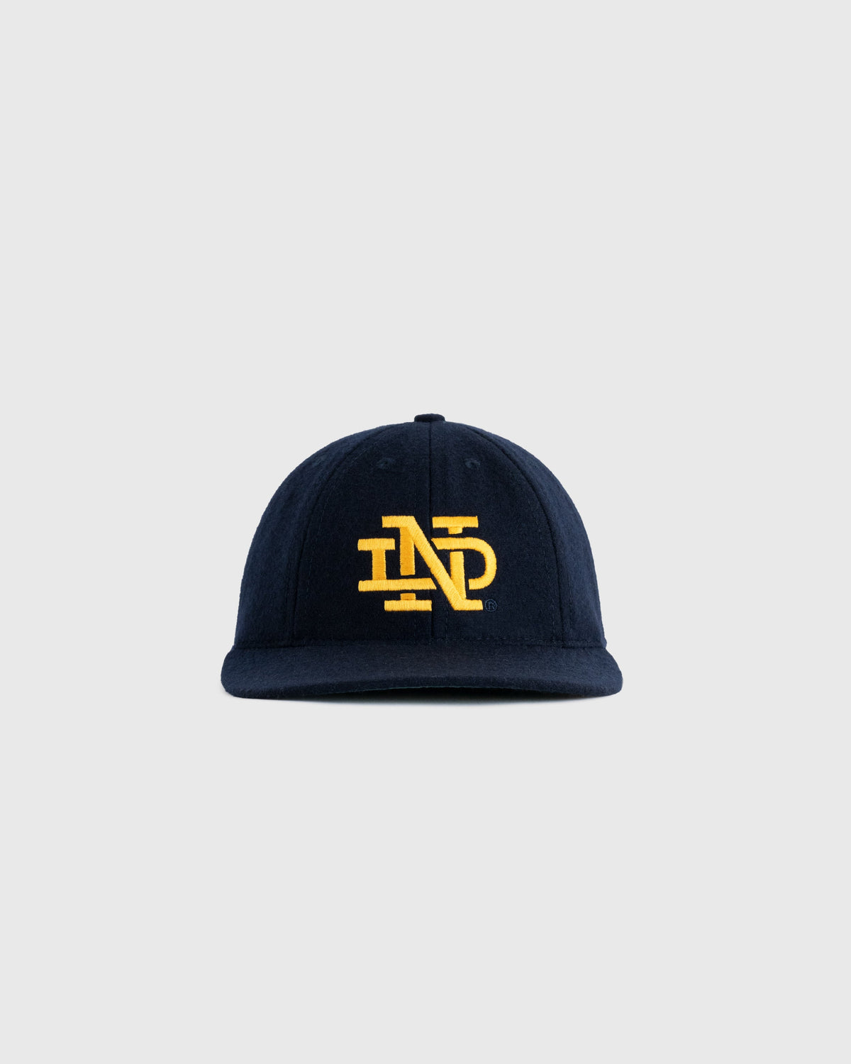 Notre Dame 1943 Authentic Wool 8-Panel Ballcap product image 1, provided for visual reference and product detail review