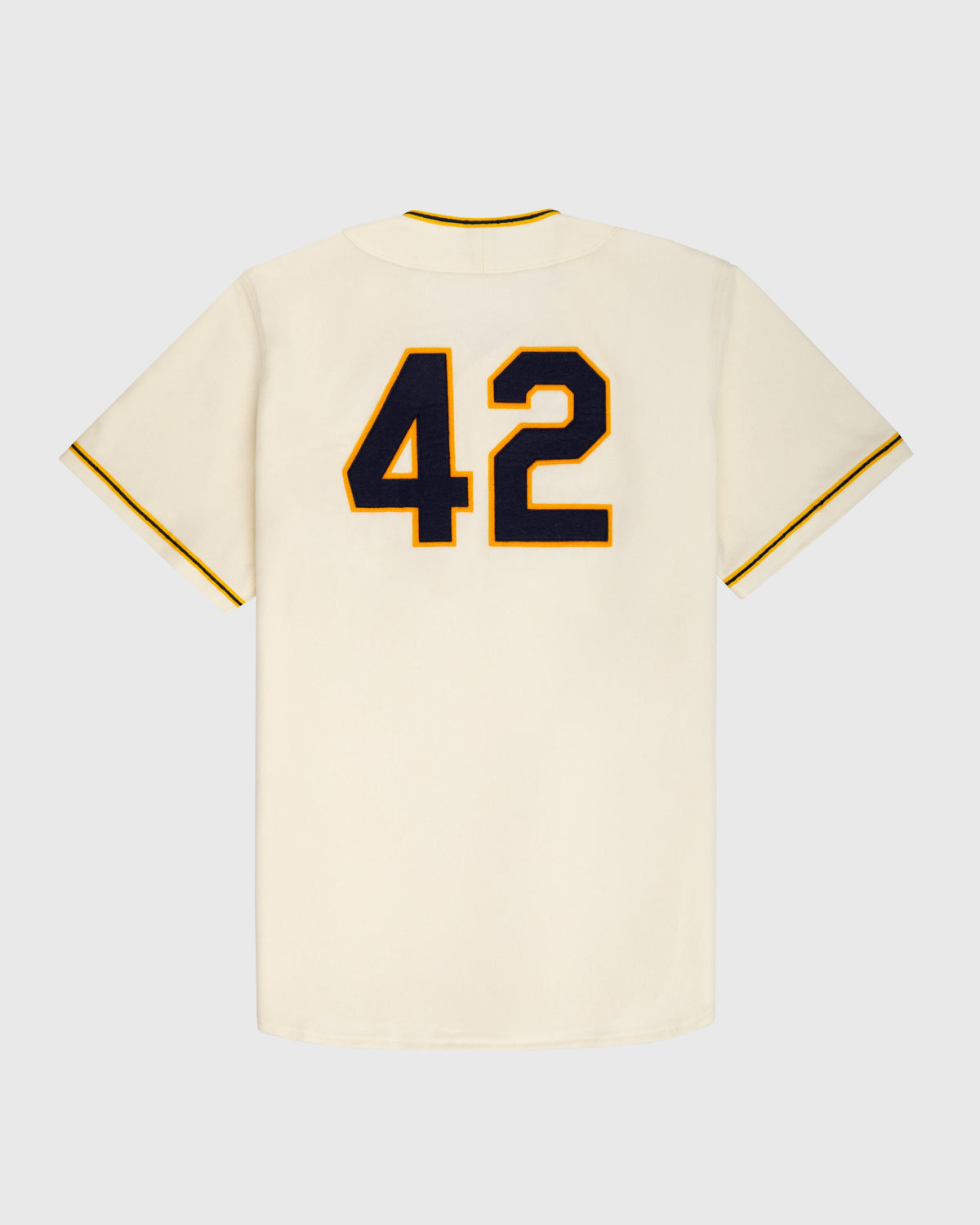 University of Notre Dame 1956 Authentic Wool Home Baseball Jersey product image 2, provided for visual reference and product