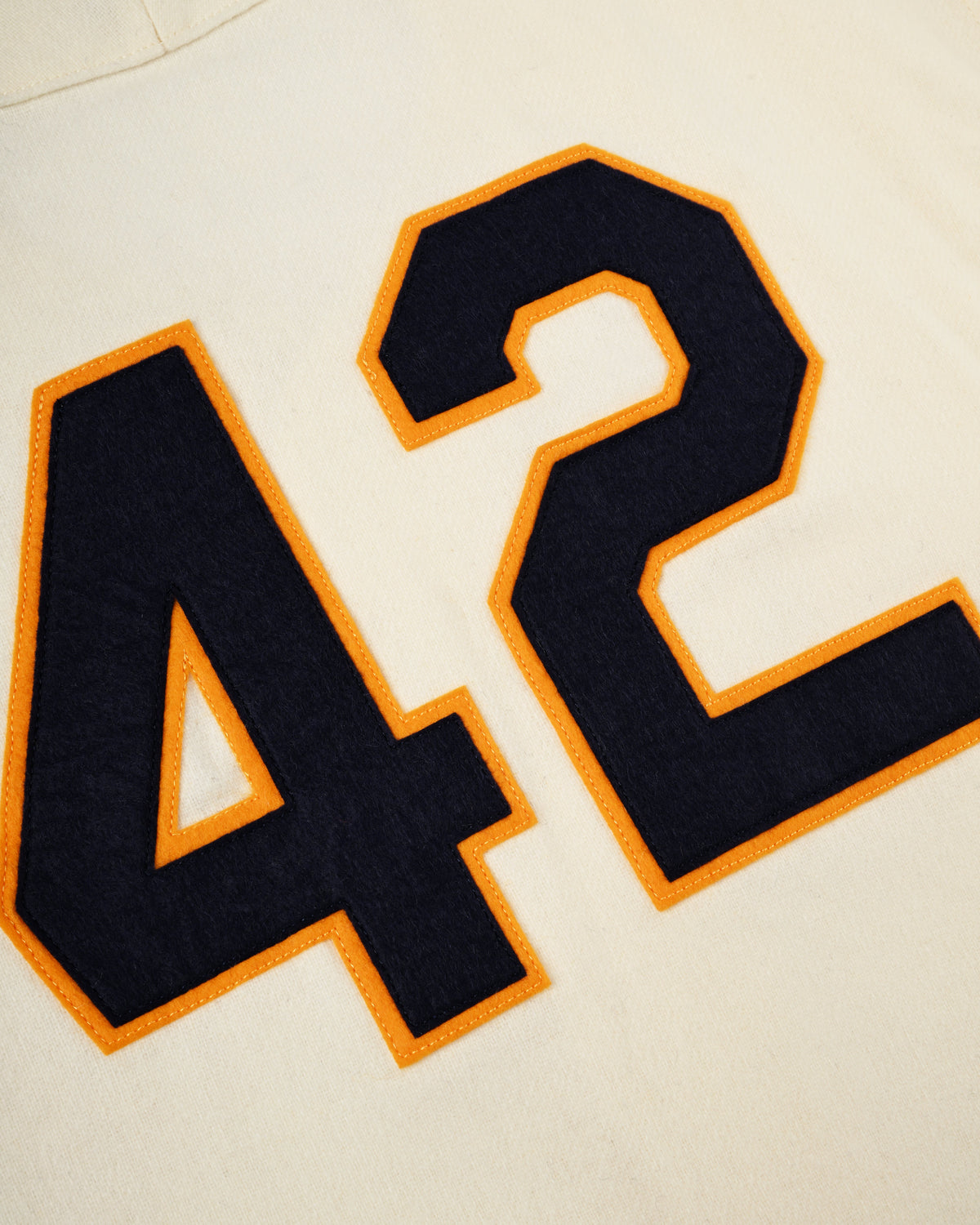 University of Notre Dame 1956 Authentic Wool Home Baseball Jersey product image 4, provided for visual reference and product