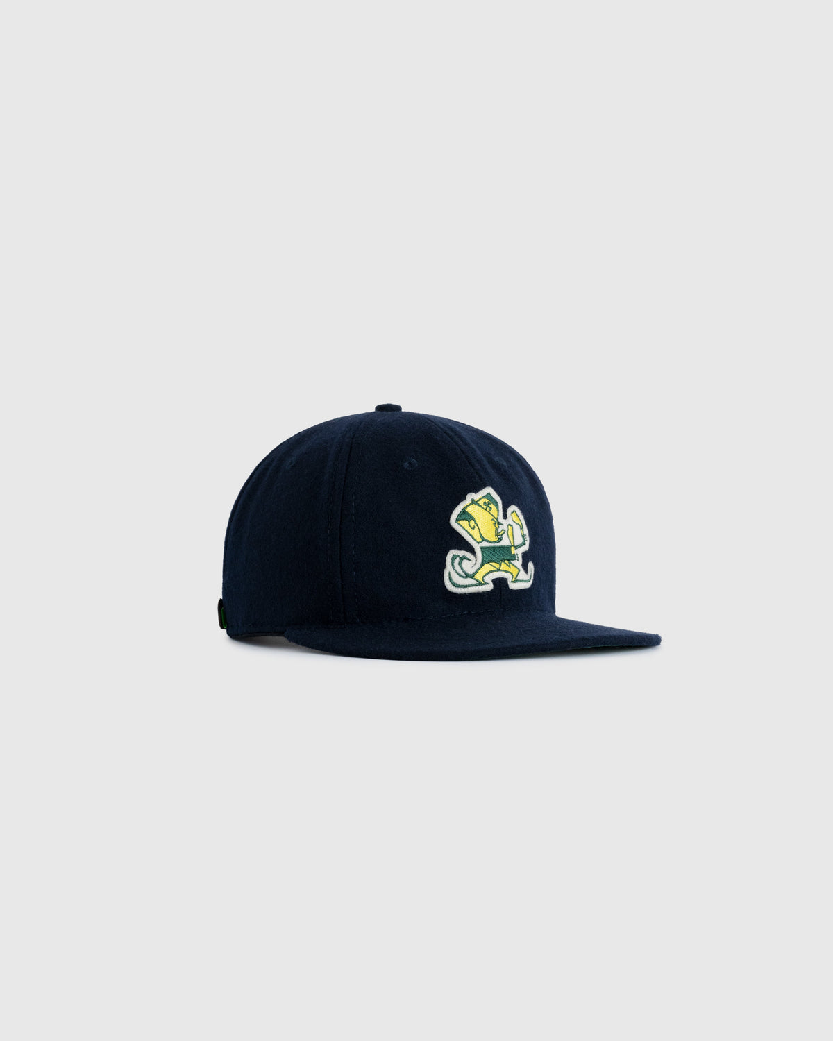 University of Notre Dame Leprechaun Authentic Wool Ballcap product image 4, provided for visual reference and product detail