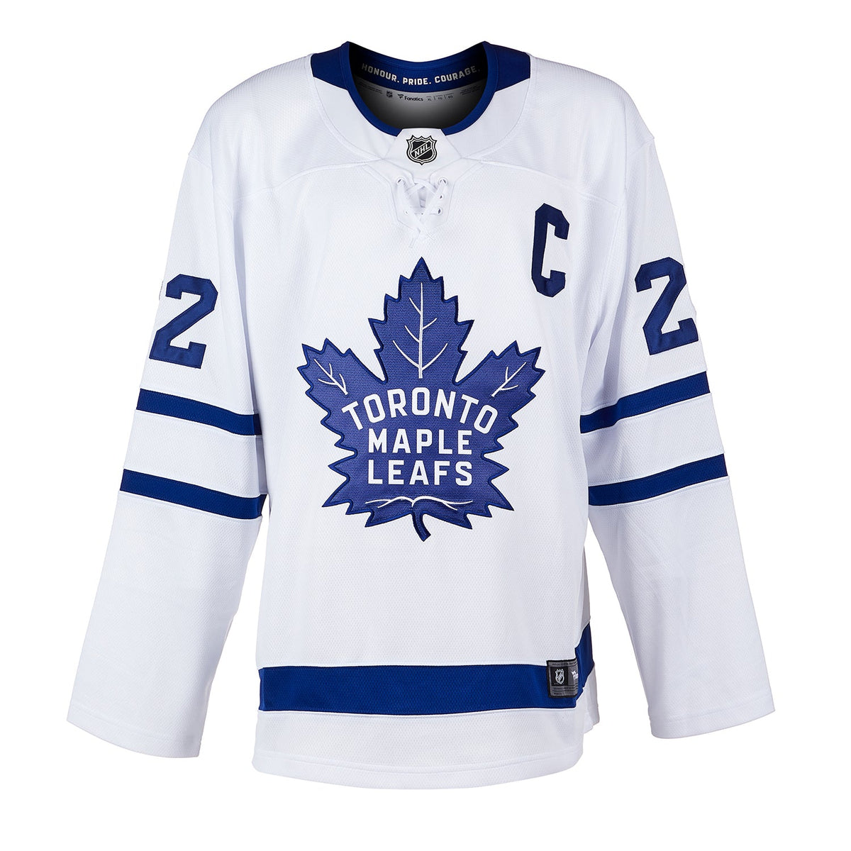 Rick Vaive Signed Toronto Maple Leafs White Fanatics Breakaway Jersey product image 2, provided for visual reference and
