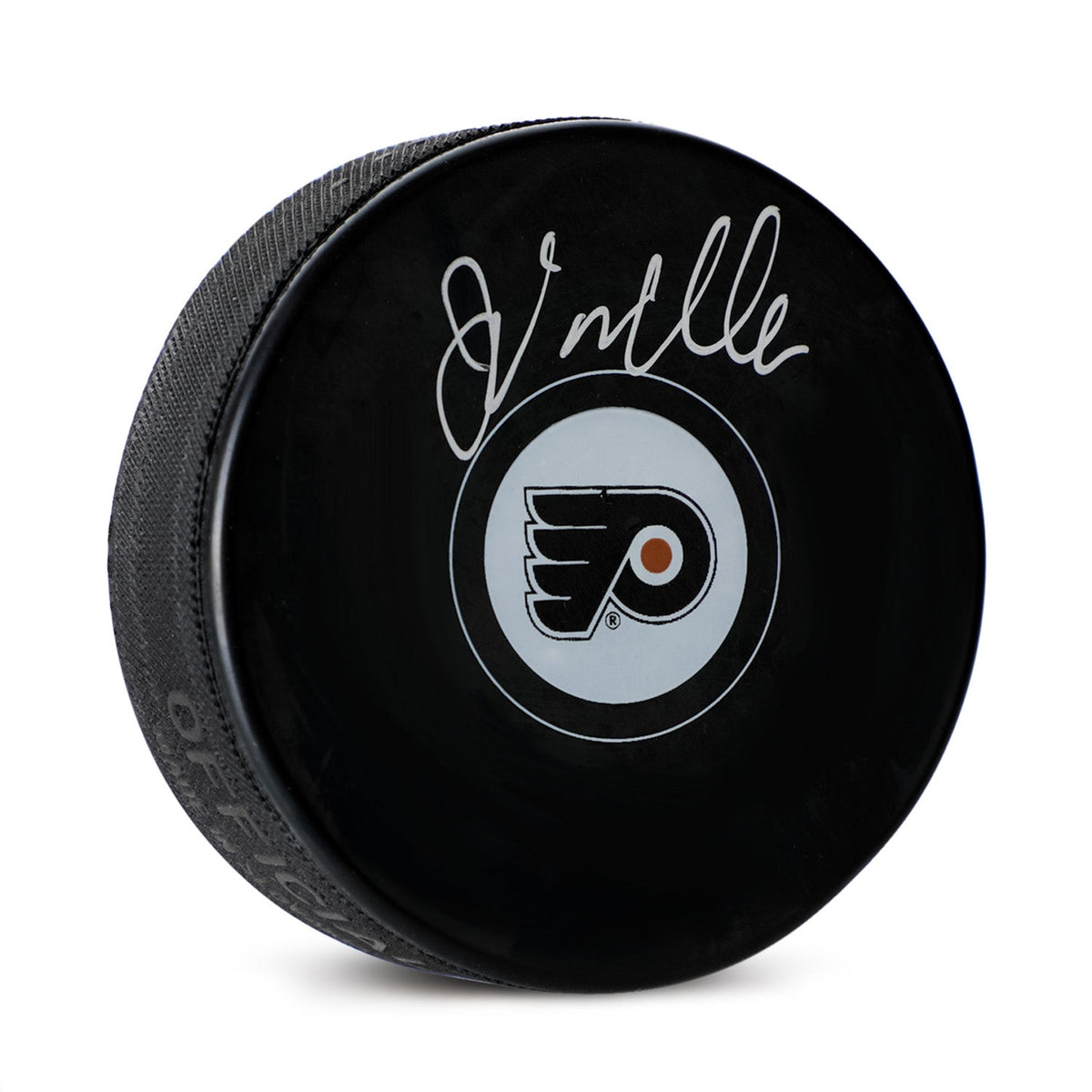 John Vanbiesbrouck Signed Philadelphia Flyers Hockey Puck product image 1, provided for visual reference and product detail