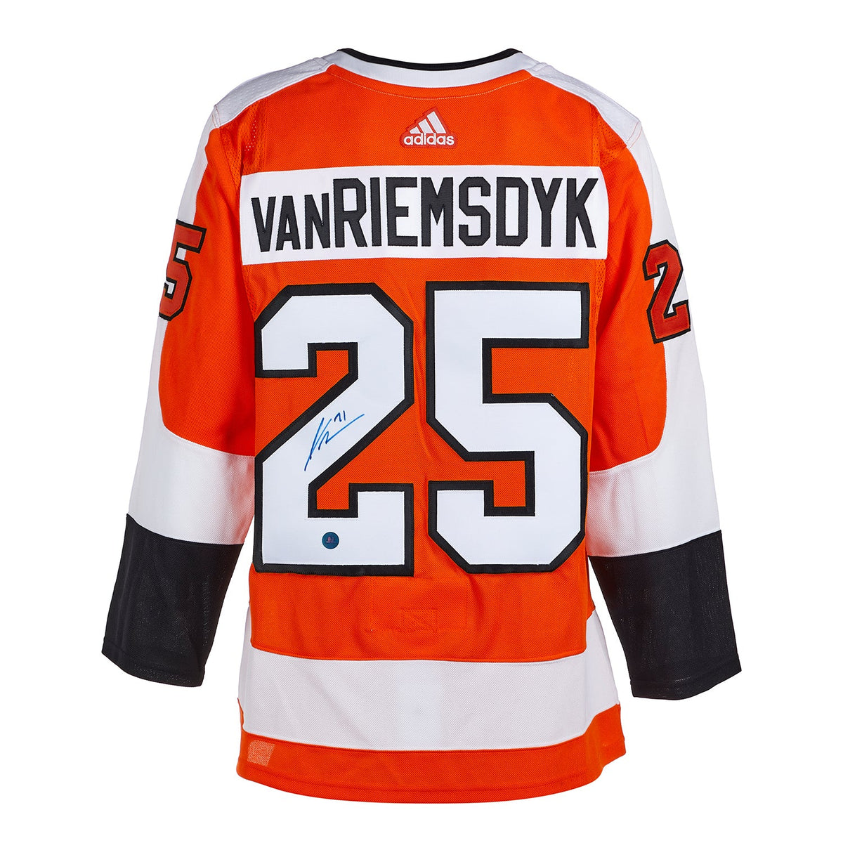 James van Riemsdyk Autographed Philadelphia Flyers adidas Jersey product image 1, provided for visual reference and product