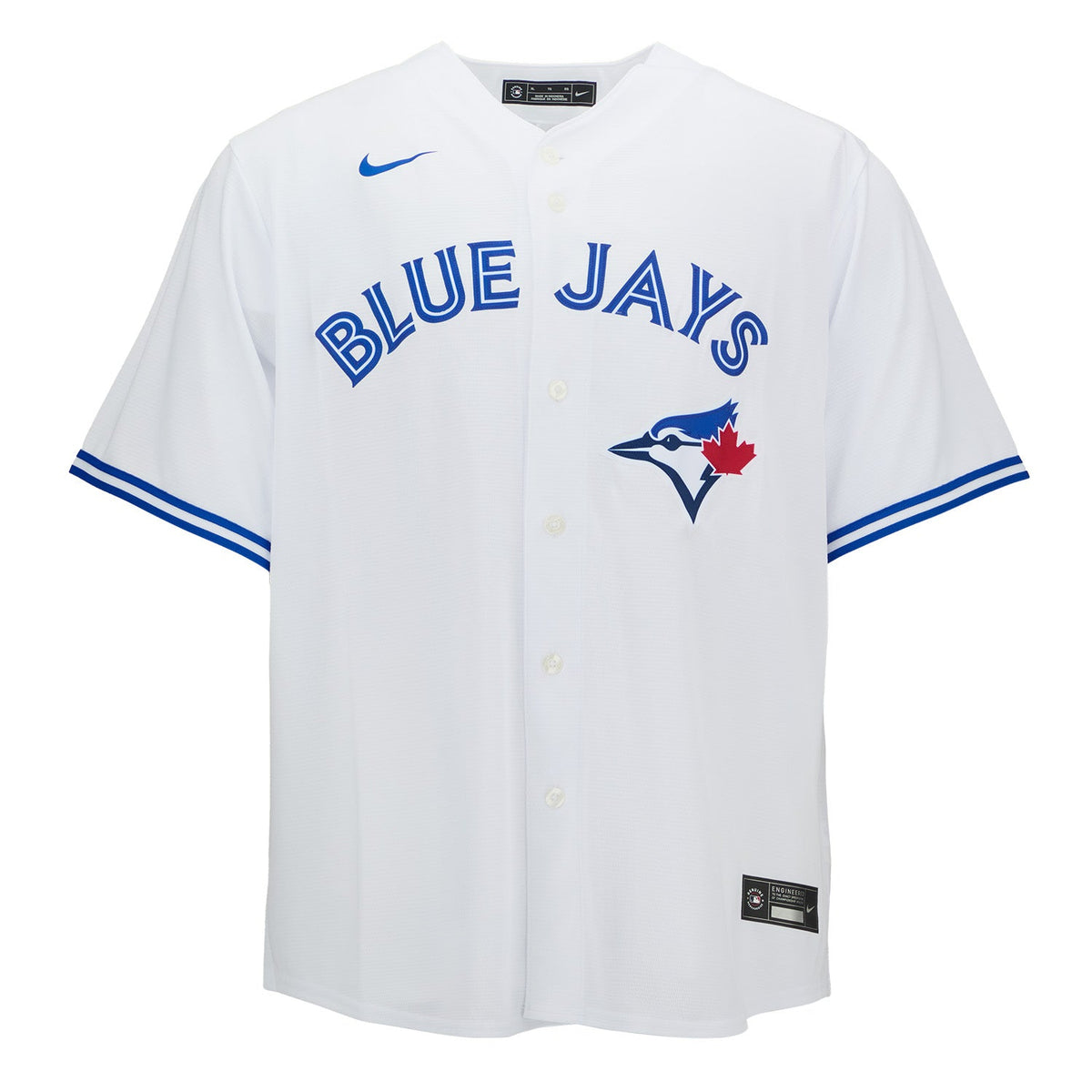 Louis Varland Autographed Toronto Blue Jays White Nike Baseball Jersey product image 2, provided for visual reference and