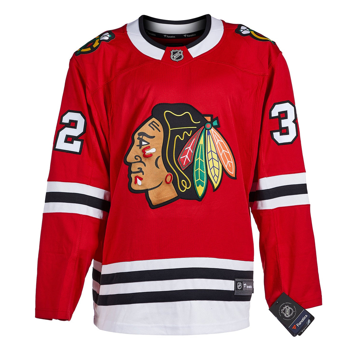 Kris Versteeg Autographed Chicago Blackhawks Fanatics Breakaway Jersey product image 2, provided for visual reference and