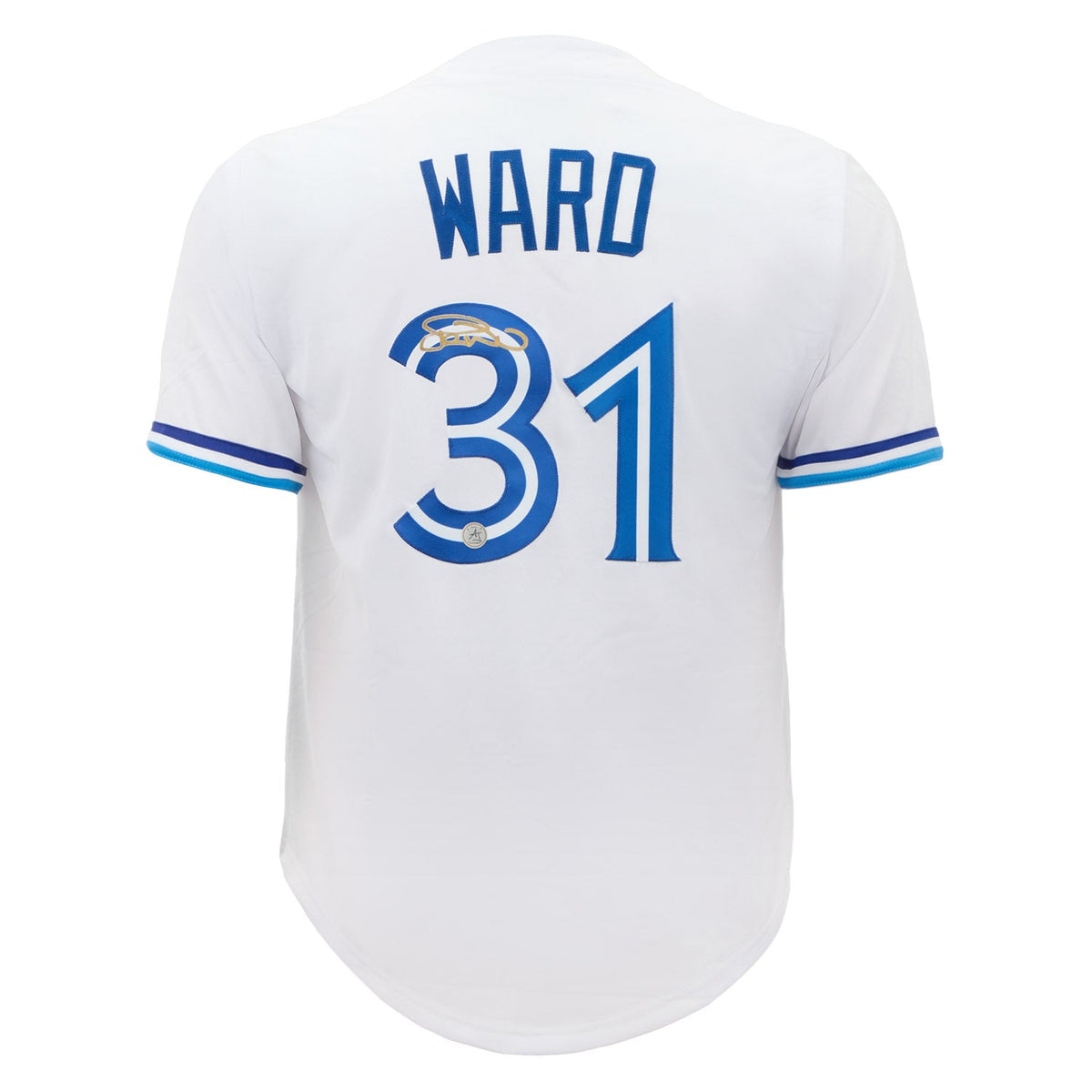 Duane Ward Autographed Toronto City Design White Baseball Jersey product image 1, provided for visual reference and product