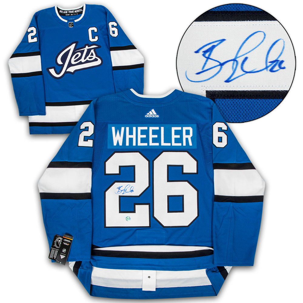 Blake Wheeler Signed Winnipeg Jets Alternate adidas Jersey product image 1, provided for visual reference and product detail