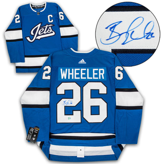 Blake Wheeler Signed Winnipeg Jets Alternate adidas Jersey product image 1, provided for visual reference and product detail