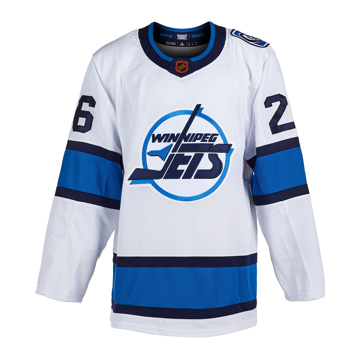 Blake Wheeler Signed Winnipeg Jets Reverse Retro 2.0 adidas Jersey product image 2, provided for visual reference and