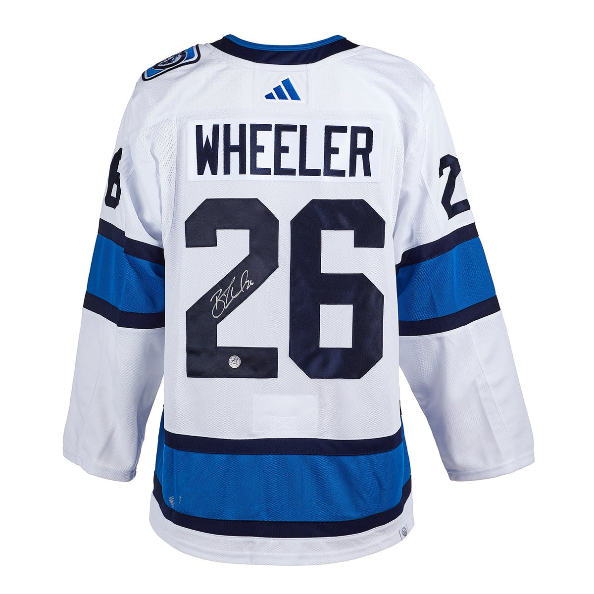 Blake Wheeler Signed Winnipeg Jets Reverse Retro 2.0 adidas Jersey product image 1, provided for visual reference and