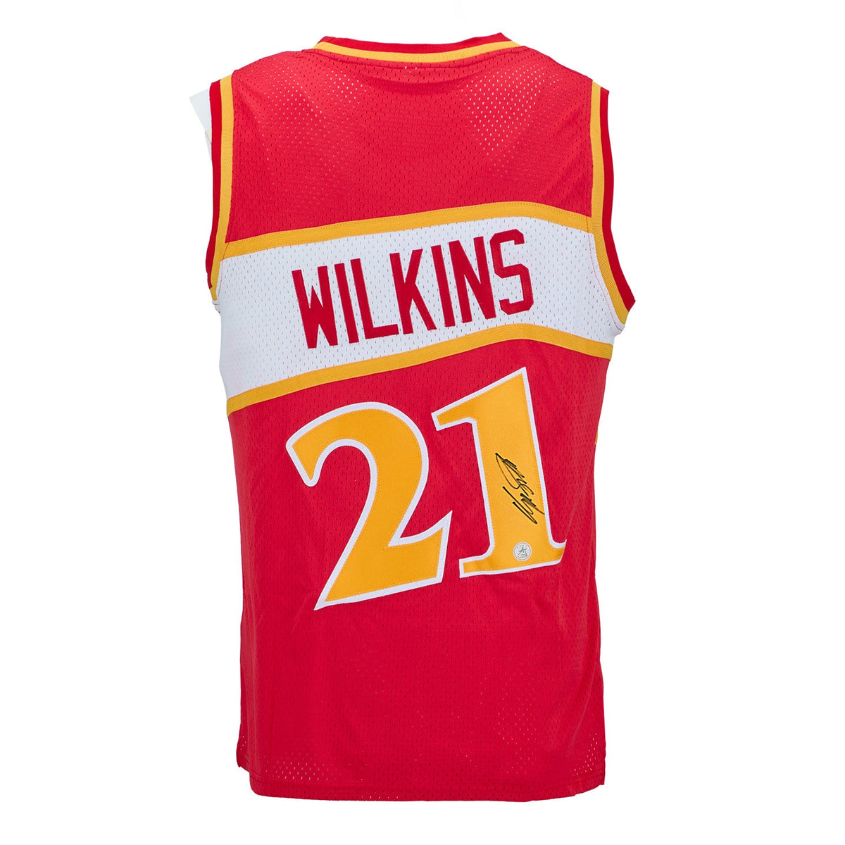 Dominique Wilkins Signed Atlanta Style Basketball Jersey product image 1, provided for visual reference and product detail