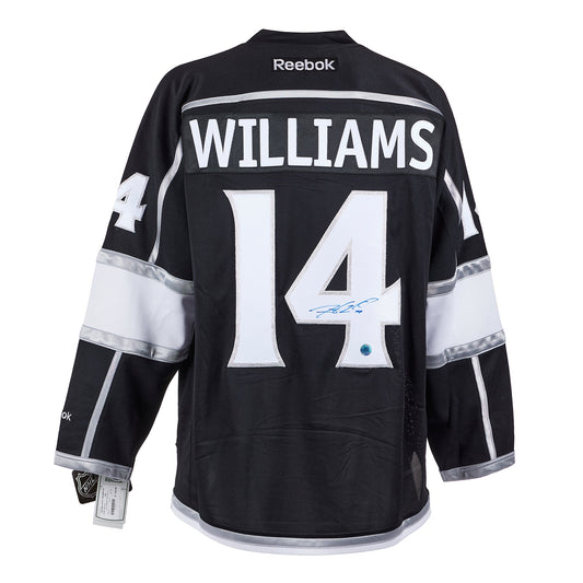 Justin Williams LA Kings Signed 2014 Stanley Cup Reebok Jersey product image 1, provided for visual reference and product