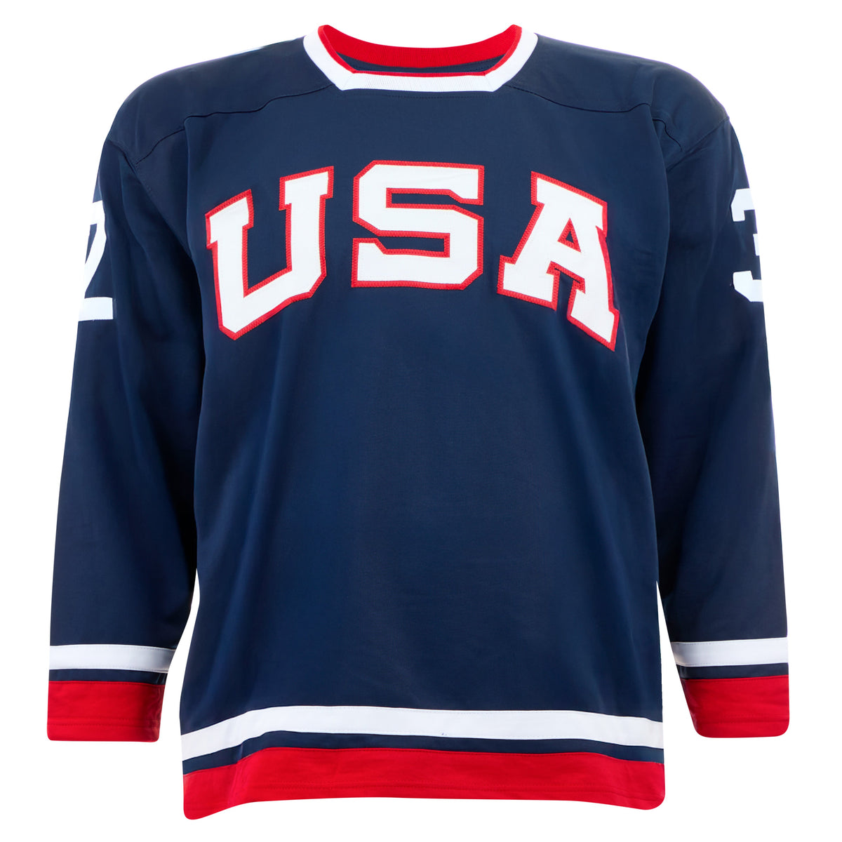 Dustin Wolf Autographed Team USA Stars and Stripes Hockey Jersey product image 2, provided for visual reference and product