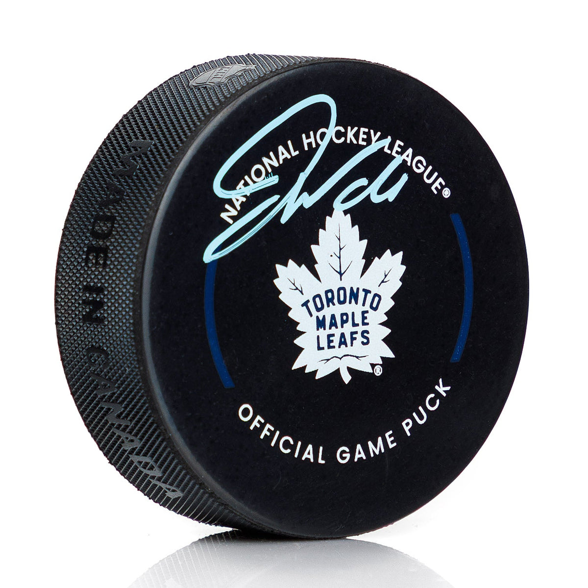 Joseph Woll Signed Toronto Maple Leafs Official Game Puck product image 1, provided for visual reference and product detail
