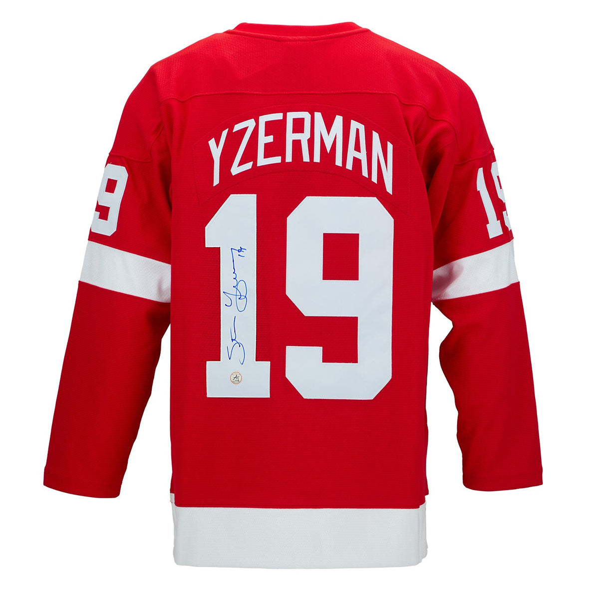 Steve Yzerman Signed Detroit Red Wings 1997 Stanley Cup Mitchell & Ness Jersey product image 1, provided for visual