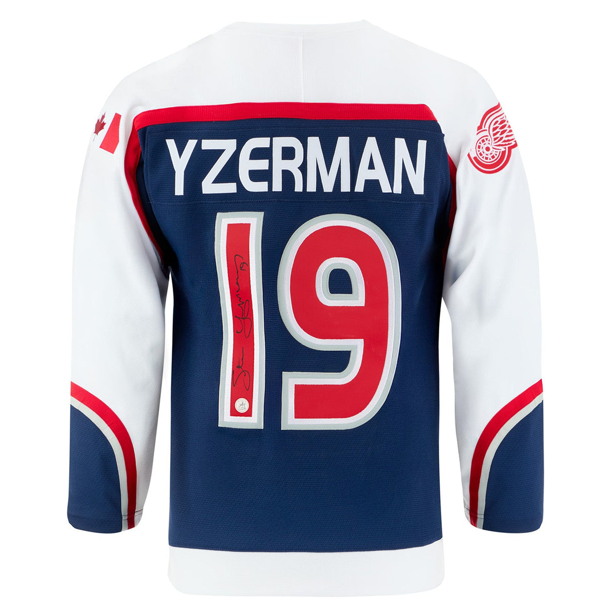 Steve Yzerman Signed 2000 All-Star Game Mitchell & Ness Throwback Jersey product image 1, provided for visual reference and
