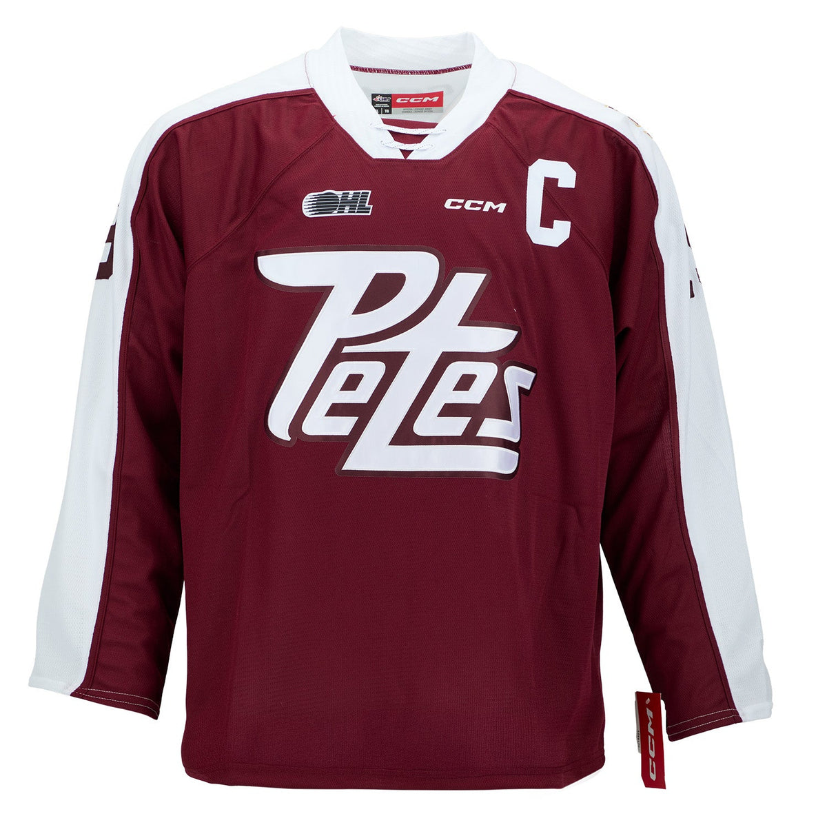 Steve Yzerman Peterborough Petes Autographed CHL Hockey Jersey product image 2, provided for visual reference and product