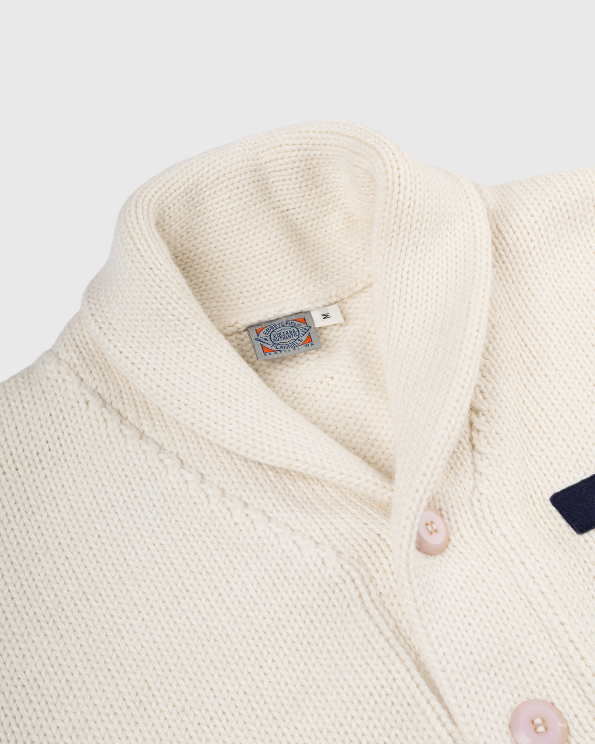 Yale University 1923 Wool Shawl Collar Sweater product image 3, provided for visual reference and product detail review