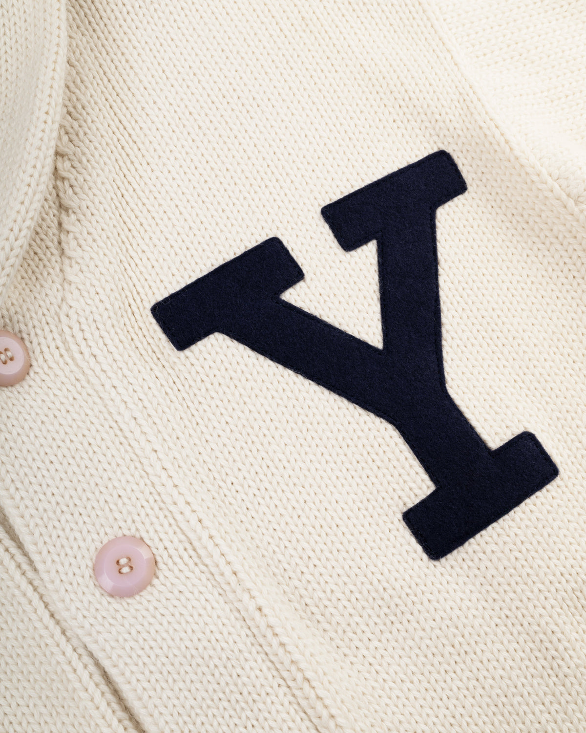 Yale University 1923 Wool Shawl Collar Sweater product image 4, provided for visual reference and product detail review